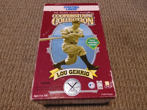 LOU GEHRIG ~ NEW YORK YANKEES ~ STARTING LINEUP COOPERSTOWN COLLECTION 1996 NEW Cover
