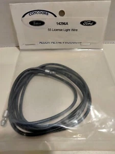 LICENSE PLATE LIGHT Wire For FORD 1955 THUNDERBIRD 14296A - Foto 1 di 3