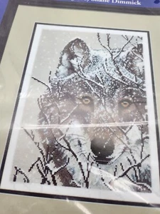 Candamar Designs Counted Crosstitch Kit, 9x 12 Finished Size, Winter Wolf - Picture 1 of 2