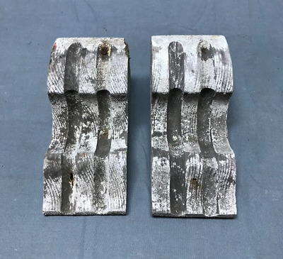 One Pair Small Antique Wood Corbels Cottage VTG Porch Shelf Brackets Old 348-23B • 49.95$