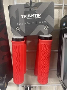 Grips Truvativ Descendant Locking Single Clamp 133mm Red - Picture 1 of 1