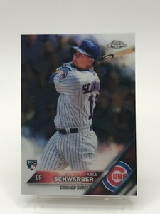 2016 Topps Chrome Kyle Schwarber Rookie Card Phillies Cubs