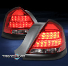 For 98-11 Ford Crown Victoria LWB LX S LED Tail Brake Lights Lamp Red Lens LH+RH