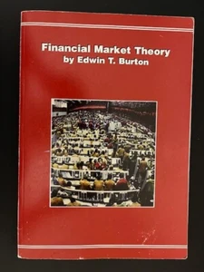 Financial Market Theory Edwin T. Burton Softcover 2005 {PRE-OWNED} - Picture 1 of 3