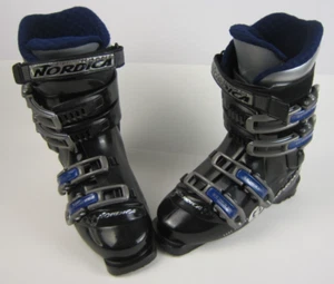 Nordica GP04 Womens Black Ski Boots Size 24.5 - Used - Picture 1 of 19