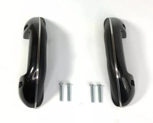 Pair Black Arm Rests w/ Screws for 1955-66 Chevy / GMC Pickup Truck - Picture 1 of 5