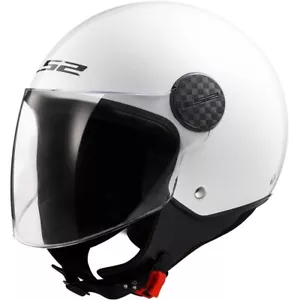CASCO MOTO JET 22.06 LS2 SPHERE II WHITE BIANCO TG S - Foto 1 di 1