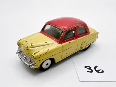 RARE CORGI TOYS # 203 VAUXHALL VELOX DIECAST MODEL CAR TWO TONE YELLOW RED - Image 1 of 4