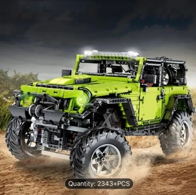 Rael LE-J902 Jeep Wrangler Rubicon With Motor with 2343 Pieces 1:8 Scale - Image 1 of 4