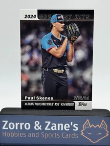 Paul Skenes 2025 Topps Series 1 - ’24 Greatest Hits RC #GH-24 - Pirates - Picture 1 of 2
