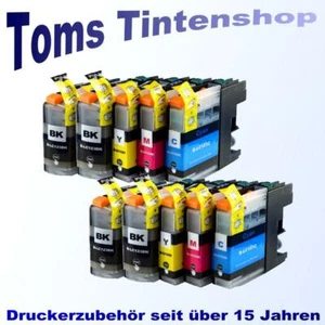 10 XL Patronen für Brother LC-123 DCP-J132W  DCP-J4110DW    - Bild 1 von 3