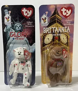 Ty Ronald McDonald Teenie Beanie Babies 1999 Britannia, Glory the BEAR - Picture 1 of 3