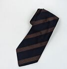 Nicky Navy Blue 100% Silk Tie Made in Italy