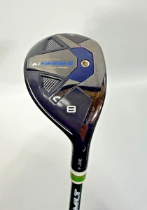 Callaway Ai Smoke 8 Hybrid 33° Aldila NV Green 85g X Stiff 37.75” Head Cover - Picture 1 of 8