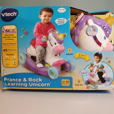 Vtech Prance & Rock Aprendizaje Unicornio Rocker/Montaje en Juguete 12-36 Meses Foto 1 de 3