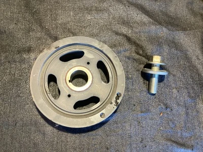 12-17 丰田凯美瑞 RAV4 2.5 升 2ARFE 曲柄滑轮谐波平衡器和螺栓 — 第 1/4 张图片