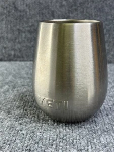 Yeti Rambler 10oz Wine Tumbler Stainless Steel - Bonanza Logo - Brushed Silver - Bild 1 von 8