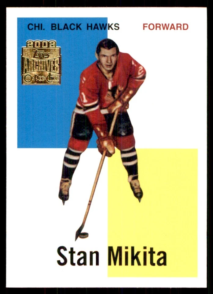 2001-02 Topps / O-Pee-Chee Archives Stan Mikita Chicago Blackhawks #14 - Image 1 of 2