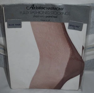 VINTAGE ARISTOC FULLY FASHIONED SEAMED STOCKINGS Foot SIZE 10.5 in Long LEG - Picture 1 of 2