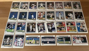 New York Yankees Juego Completo 2004 Topps Equipo 30 Cartas JETER Rivera AROD Mussina - Imagen 1 de 1