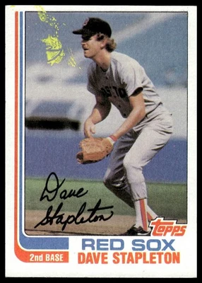1982 Topps #589 Dave Stapleton Boston Red Sox NM+ - Image 1 of 2