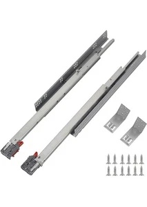 OCG Soft Close Undermount Drawer Slides 21 inch 1 Pair Full Extension Concealed - Picture 1 of 8