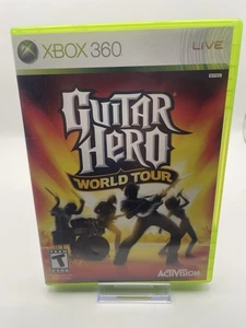 Guitar Hero World Tour Xbox 360 solo custodia originale e manuale - Foto 1 di 3