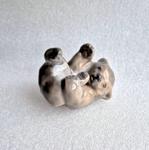 Lindo oso Royal Copenhagen - Figura de porcelana oso pardo jugando 1124 Kyhn - Imagen 1 de 8