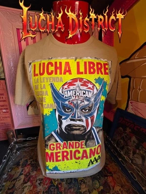 Camisas adultas El Grande Americano Lucha Libre - Imagem 1 de 3
