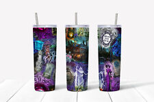 20oz skinny Stainless steel tumbler - Haunted Mansion theme