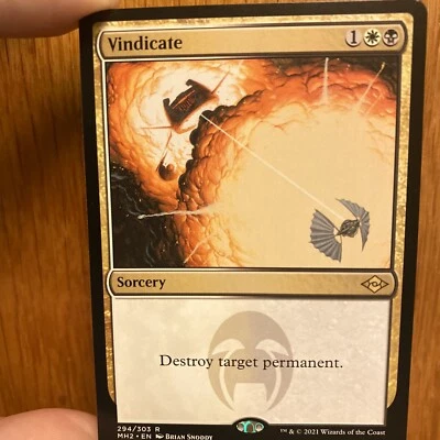 Vindicate MTG Apocalypse Rare 126/143 – Sorcery – NM – Black/White – WOTC 2001 - Image 1 of 2