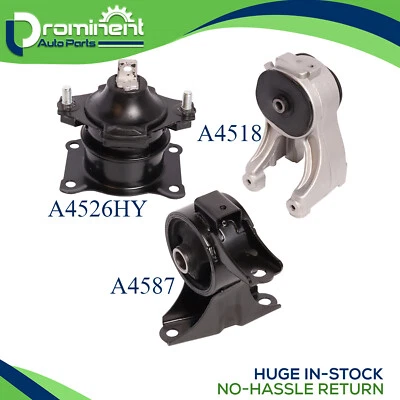 Montaje de motor de 3 piezas para 05-07 Honda Odyssey V6 3,5 L con VTEC A4518 A4526 A4587 Foto 1 de 4