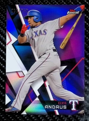 Elvis Andrus - 2018 Topps Finest #13 Purple Refractor #233/250 - Rangers - Image 1 of 3