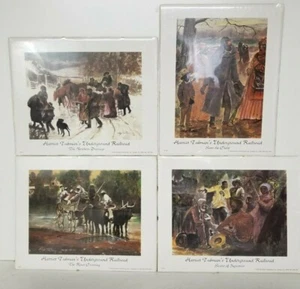 Lot of 4 Harriet Tubman's Underground Railroad Alex Porter Prints 8 x 10 - Picture 1 of 5