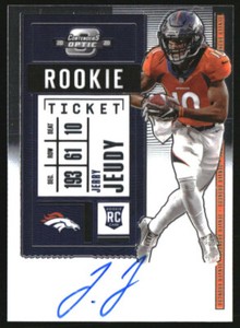2020 Panini Contenders Optic #106 Jerry Jeudy Rookie Autograph RC Auto
