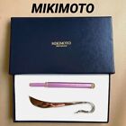 MIKIMOTO International Limited Pearl Pink Ballpoint Pen Bookmark Set In Box New