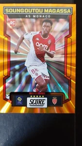 Soungoutou Magassa "Monaco" Orange Laser 15/35 Panini Score Ligue 1 2023/2024 - Picture 1 of 1