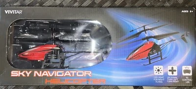 Vivitar Sky Navigator Remote Control Helicopter LED Lights Ages 8+ - Image 1 of 4