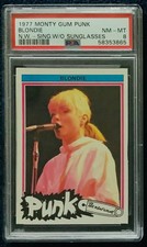 1977 Monty Gum Punk New Wave BLONDIE Rookie RC PSA 8 pop 1 highest!! HOF 