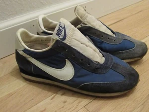 Vintage 1980s Blue Nike Oceania Made in Korea Size 6.5 - Picture 1 of 9