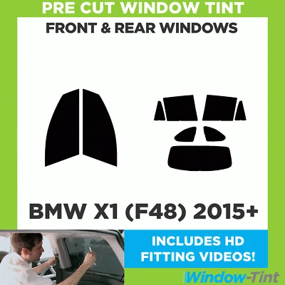 For BMW X1 (F48) 2015+ Full Pre Cut Window Tint Kit Front & Rear Tinting Film - Image 1 of 4