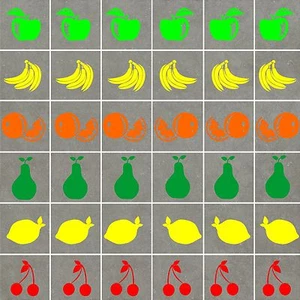OBSTFLIESENAUFKLEBER (Aufkleber) wasserdicht, ideal für Fliesen/Glas/Keramik/Wände - Bild 1 von 4