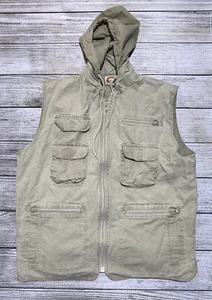 Vintage 70s 80s Banana Republic Safari Vest Mens XL Photographer Fishing Cargo - Picture 1 of 8