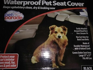 pet parade waterproof pet seat cover 57x57 black - Picture 1 of 1