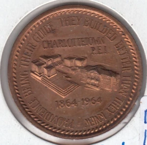 1864 - 1964 Centennial of First Confederation Conference of Canada Medallion A18 - Foto 1 di 2