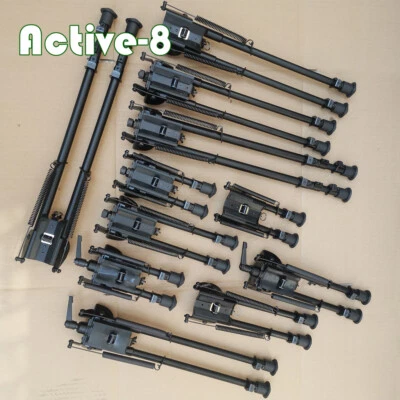 6/9/13/27''Rifle Bipod Adjustable Spring Return Heavy Duty Tiltable Swivel Mount - Image 1 of 2