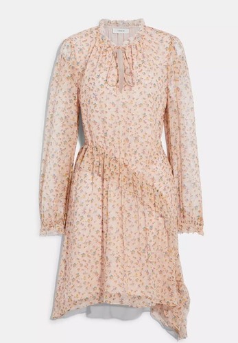 Abito da giorno corto stampato COACH taglia 4