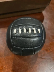 Coach Leather Est. 1941 Collectible Ball Paperweight Black - Picture 1 of 4