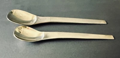 DALIA Spain Mod PICASSO Satin 20/12 Stainless Utensils 1 SOUP SPOON & 1 TEASPOON - Image 1 of 4