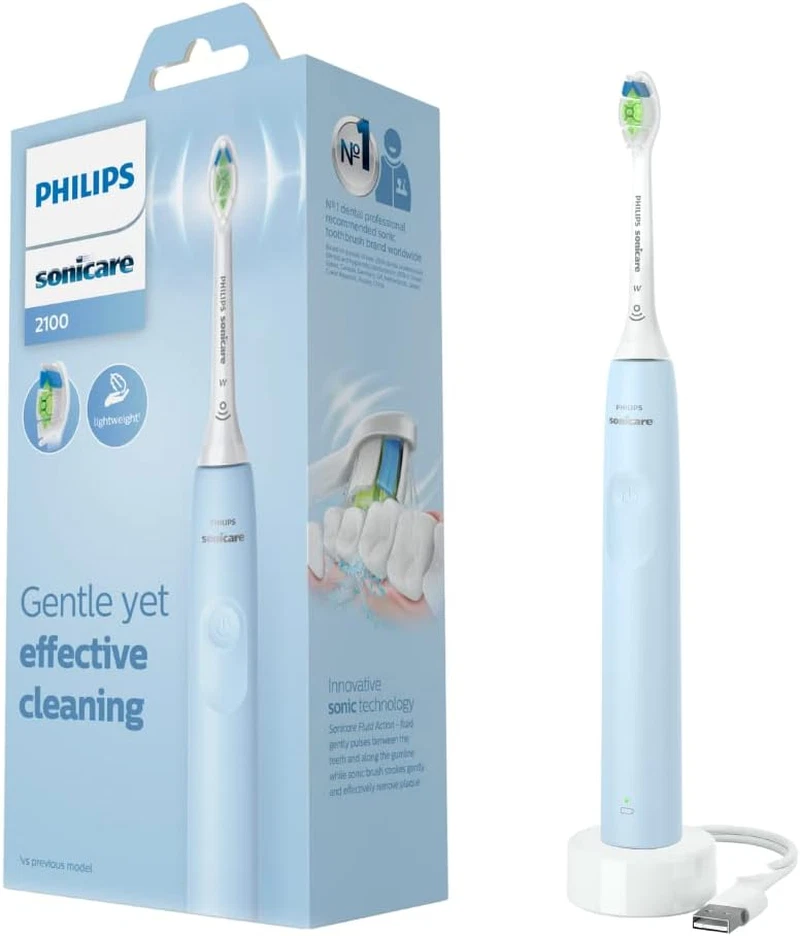 Philips Sonicare 2100 Rechargeable Electric Toothbrush with Smart Brush Timer 2